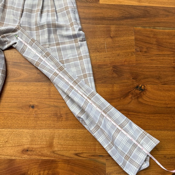 Aritzia Wilfred Effortless Plaid Trouser Pant Size 6 - Picture 8 of 10